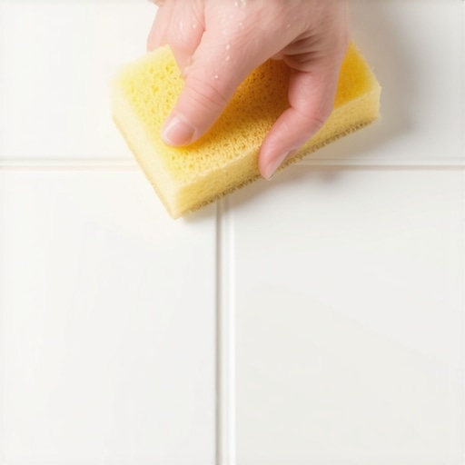 The Wet Sponge Move for Professional Grout Lines