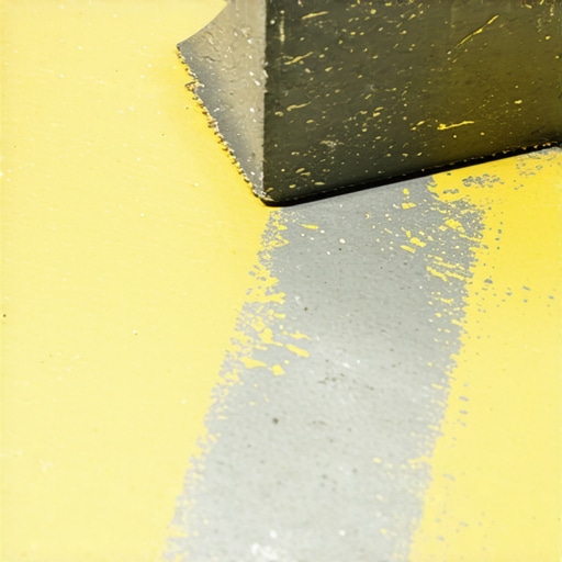 The best tool for scraping glue off a concrete slab