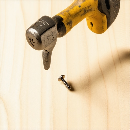The hammer test for finding loose subfloor nails