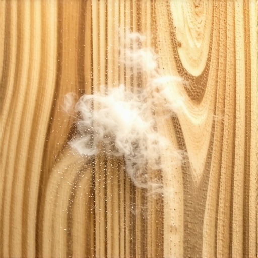The hidden risk of using a vibratory sander on old pine