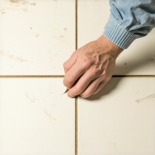 The pencil mark secret for perfectly centered tile layouts