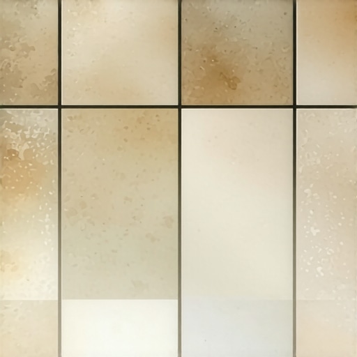 The reason your grout color looks splotchy and uneven