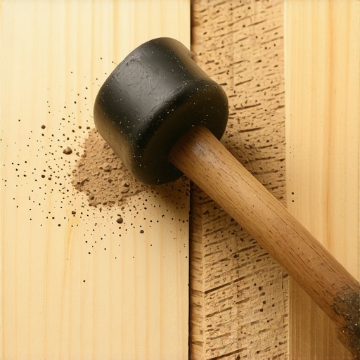 The rubber mallet mistake that ruins tongue-and-groove joints