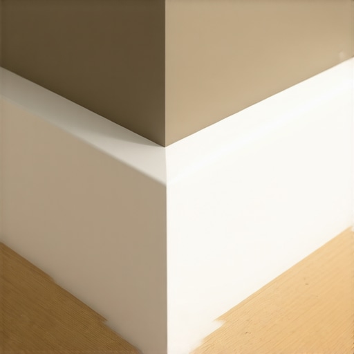 The secret to a perfect miter cut on baseboard corners