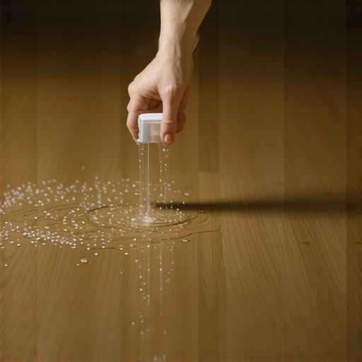 The spray-bottle hack for testing floor sealer coverage