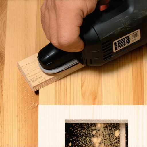 Trimming hardwood floor for vent clearance Using a multi-tool to create an expansion gap around a floor vent