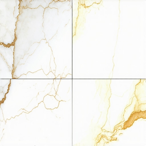 Why your white marble tiles are turning yellow from the bottom up